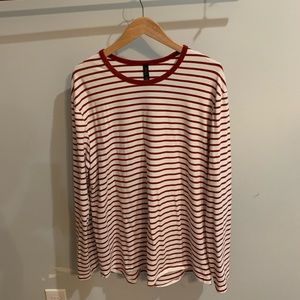 red and white striped mens lulu longsleeve